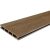 wpc teraszburkolat mély barna színben Makón