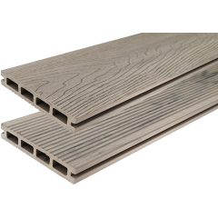 wpc teraszburkolat mély barna színben Makón