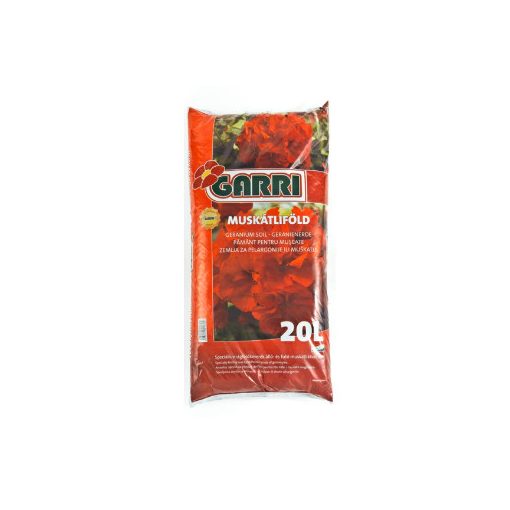 Terracotta Garri Virágföld színes muskátli 20L
