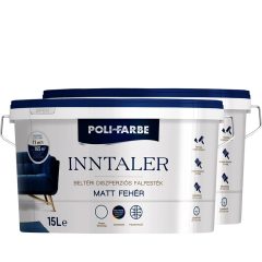 2 DB POLIFARBE - INNTALER - BELTÉRI FALFESTÉK - 2 X 15 L