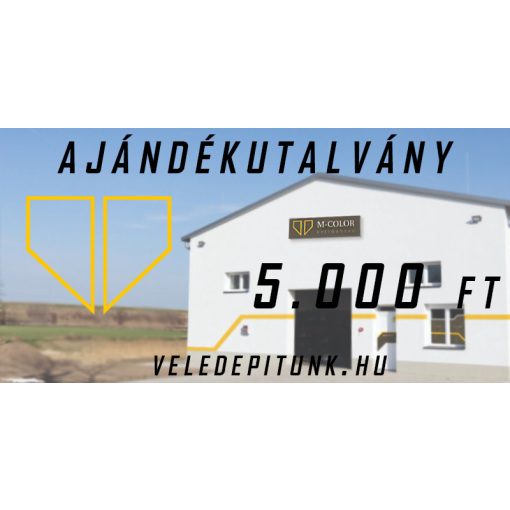 Veled Építünk - Ajándékutalvány - 5.000 ft